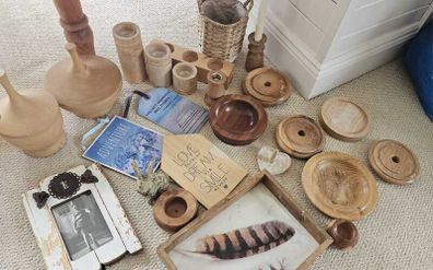 wooden ornaments