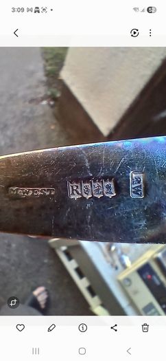 m.west sterling spoon 1820