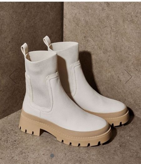 Ribbed Sock Chunky Boots