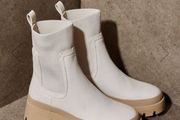 Ribbed Sock Chunky Boots