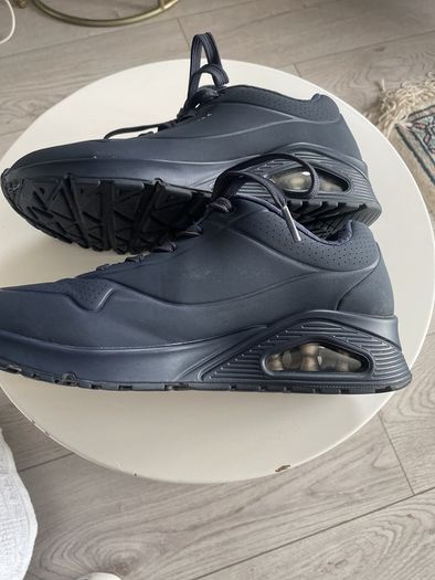 Navy Memory Foam Sketchers size 5.5