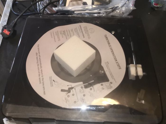 New Silvercrest turntable in wrapping