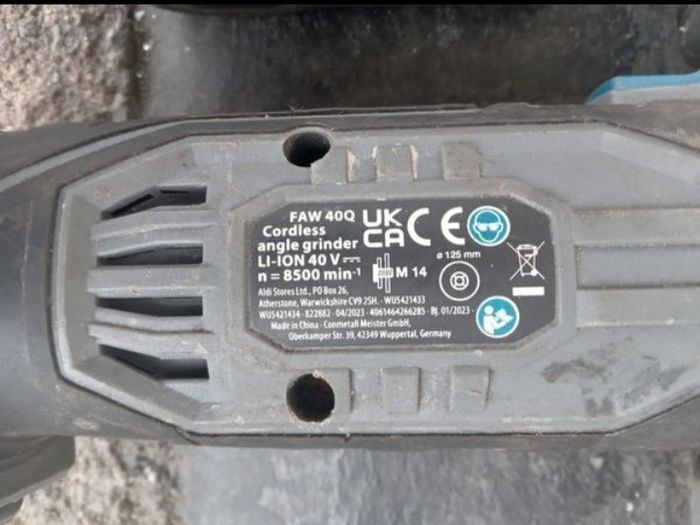 FAW 40Q Cordless Angle Grinder