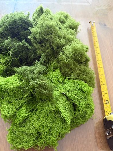 Artificial moss pack - 3 shades of green