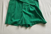 Stradivarius casual green shorts