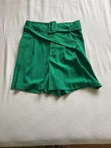 Stradivarius casual green shorts