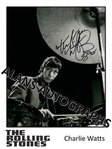 Charlie Watts Autograph