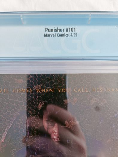 The Punisher Issue 101 CBCS / CGC 9.6 Certified Graded Comic Framed  DC Marvel