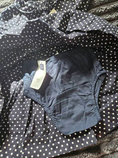 Brand-New Y2K Gap 2Piece Polkadot Dress Set with Baby Knickers