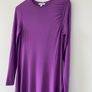 COS  Long-Sleeved Gathered Jersey Midi Dress Image 5