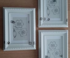 3 x Picture frames