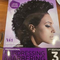Hairdressing & Barbering The Professional Official Guide To Level 3. Large Volume Paperback In Good Condition.  See Photos For Same.
