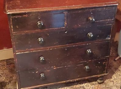 Vintage Distressed Chest of Drawers