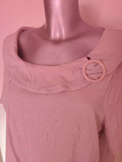 Plus size beige cotton top size UK26 EU52/54 Postage included