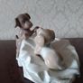 Tengra Valencia Spain Porcelain Figurine " Puppies at Play" Image 3