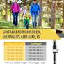 Walking Hiking Trekking Poles 2 Pack, Telescopic Collapsible Aluminum Hiking Sticks for Men with Quick Lock System, Lightweight Walking Poles for Hiking, Camping, Backpacking, Walking (FREE POSTAGE) Image 7