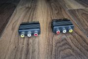 SCART to 3-RCA composite video and audio adapter.