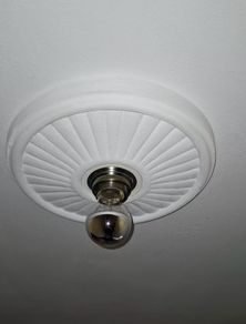 2 modern ceiling lights
