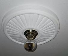 2 modern ceiling lights