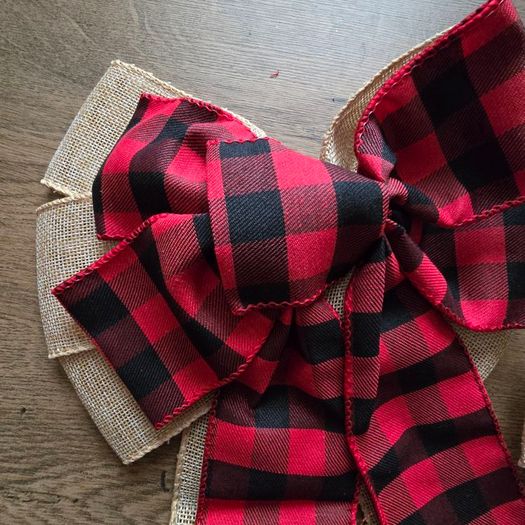 Two Christmas bows