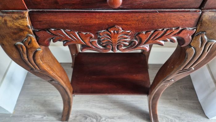 Vintage Carved Oak decorative table
