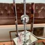 Stylish Italian Style Repro Chrome Space Age MCM Table Lamp Image 4