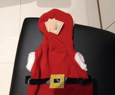 Santa dog coat small/medium dog