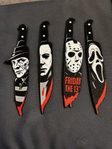 3D Printed Horror Knife Set