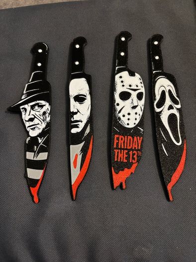 3D Printed Horror Knife Set