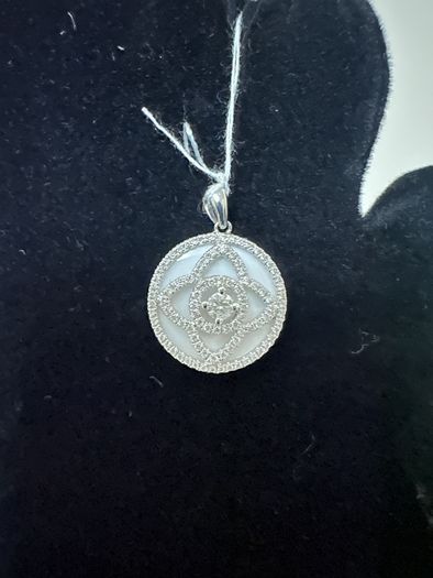 diamond MOP pendant