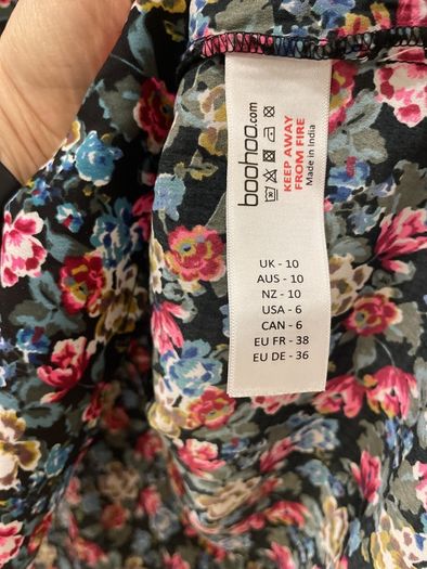 ladies dress size 10 from boohoo