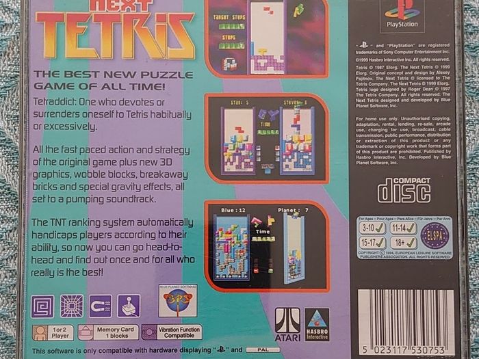 Playstation 1 - The Next Tetris - Mint