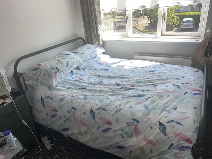 double bed fairly new