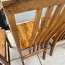 Six Wooden Kitchen Chairs for sale Image 3