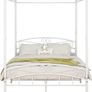 Canopy Bed Frame King Size with Ornate European Style Headboard & Footboard Image 2