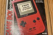 Red game boy pocket console