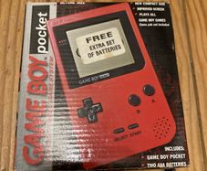 Red game boy pocket console