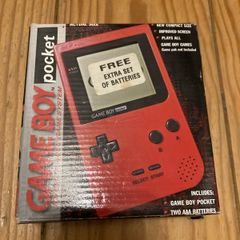 Red game boy pocket console