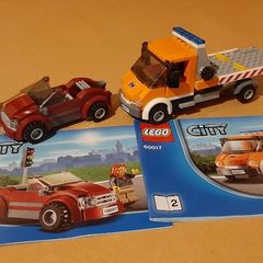 LEGO City 60017 Flatbed Truck - used and discontinued set from 2013 with all parts and minifigures.