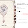 Flower Knows Little Angel Collection Hand Mirror in Polar Day Image 4