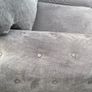 Verona Grey L shaped corner sofa + footstool Image 7