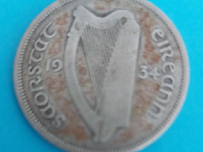 Ireland 1934 Harp Florin in Fine condition