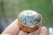 Antique Pill Box 1,4" diameter