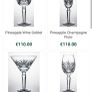 Kinsale crystal Pineapple pattern wine goblet Image 5