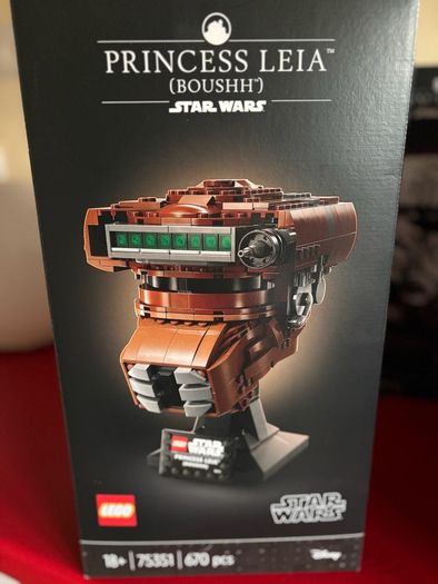 lego Princess Leia Boushh helmet 75351