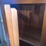 Elegant Handmade Oak Display Cabinet Image 8