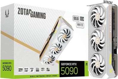 New!! Zotac Nvidia Geforce Rtx 5090 Solid Oc White