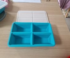 Silicone food storage x2