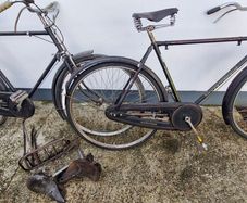 Old Raleigh bikes.