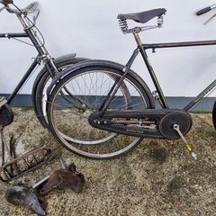 Old Raleigh bikes.